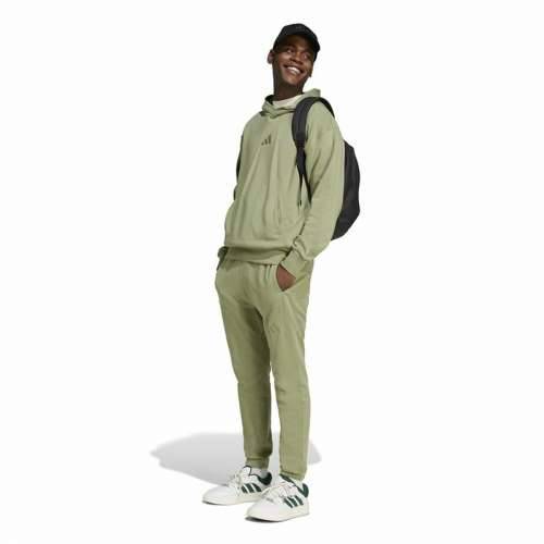 Dlhé športové nohavice Adidas Regular Tapered Zelena Moški Cijena