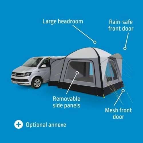 Nadstrešnica Kampa Siva polialgodon Cijena