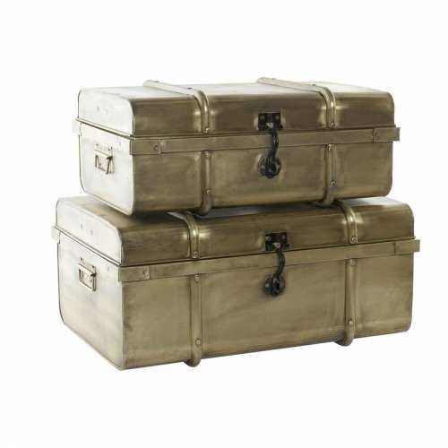 Škrinja DKD Home Decor Metal (68 x 42 x 31 cm) (58 x 35.5 x 25 cm) (2 pcs) Cijena