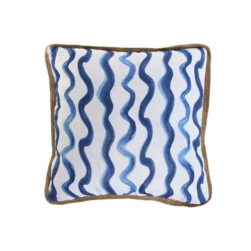 Jastuk Home ESPRIT Plava Bijela 45 x 45 cm Cijena
