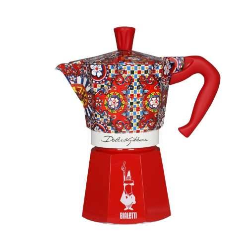 Talijanska Moka za Kavu Bialetti MOKA EXPRESS D&G 6T Srebrna Aluminij 6 Šalice Cijena
