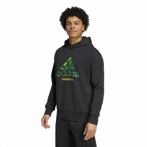 Muška Majica s Kapuljačom Adidas Jamaica Seasonal Doubleknit Crna Cijena