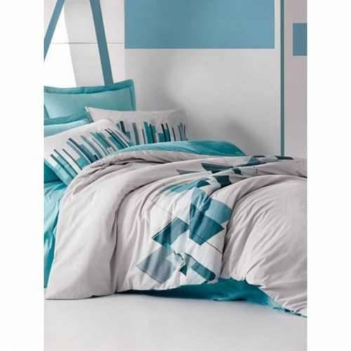 Set pokrivača za poplun Plava Bijela 220 x 240 cm Cijena
