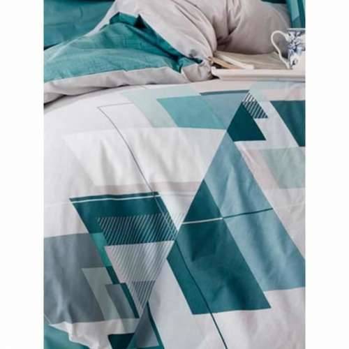 Set pokrivača za poplun Plava Bijela 220 x 240 cm Cijena