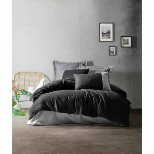 Set pokrivača za poplun Siva 220 x 240 cm Cijena