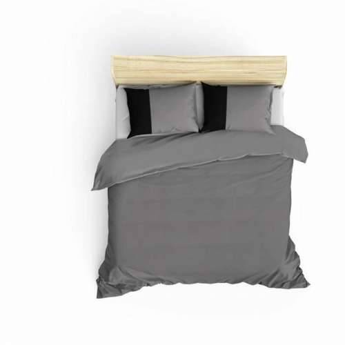 Set pokrivača za poplun Siva 220 x 240 cm Cijena