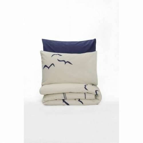 Set pokrivača za poplun Plava Bijela 220 x 240 cm Cijena