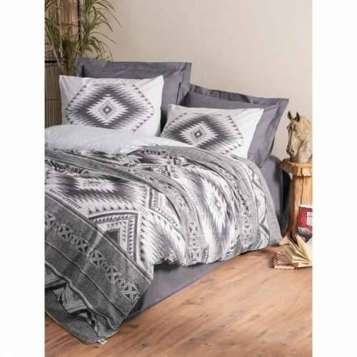 Set pokrivača za poplun Siva 220 x 240 cm Cijena