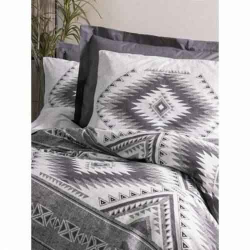 Set pokrivača za poplun Siva 220 x 240 cm Cijena
