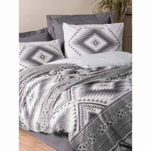 Set pokrivača za poplun Siva 220 x 240 cm Cijena