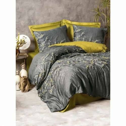 Set pokrivača za poplun Siva 220 x 240 cm Cijena