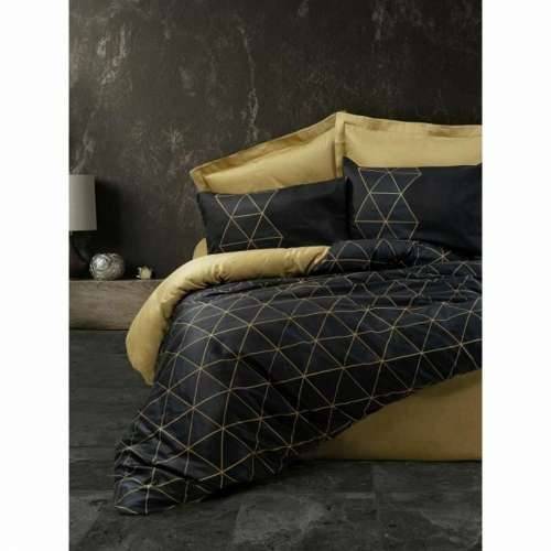 Set pokrivača za poplun Crna 220 x 240 cm Cijena