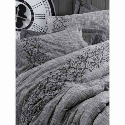 Set pokrivača za poplun Siva 220 x 240 cm Cijena