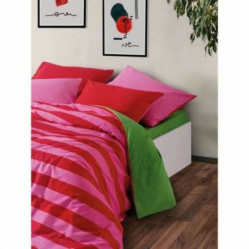 Set pokrivača za poplun Crvena Roza 220 x 240 cm Cijena