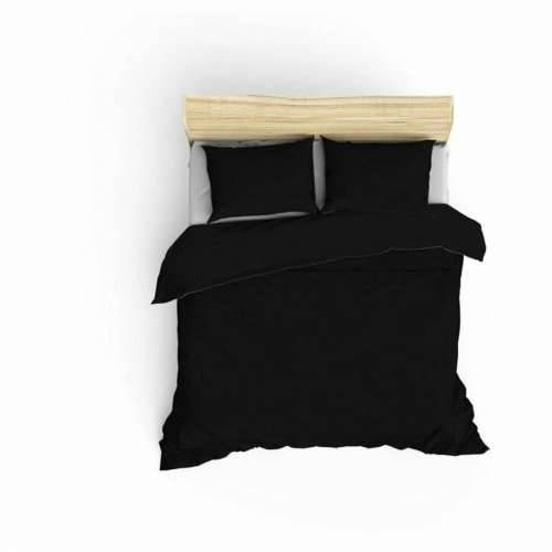 Set pokrivača za poplun Crna 220 x 240 cm Cijena