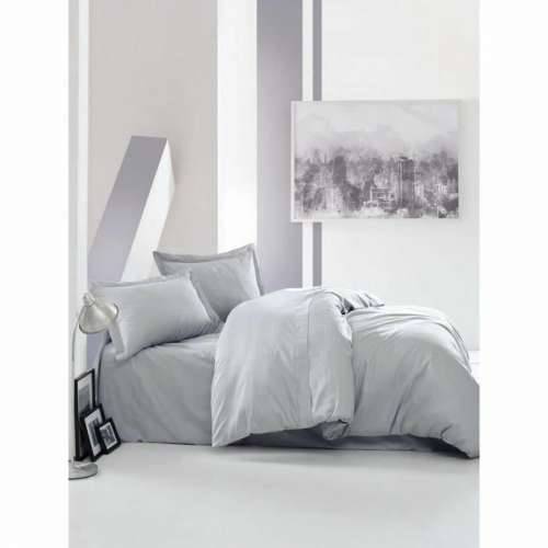 Set pokrivača za poplun Siva 220 x 240 cm Cijena