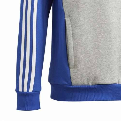 Dječja Majica s Kapuljačom Adidas 3S Tib Fl Hd Plava Siva Cijena