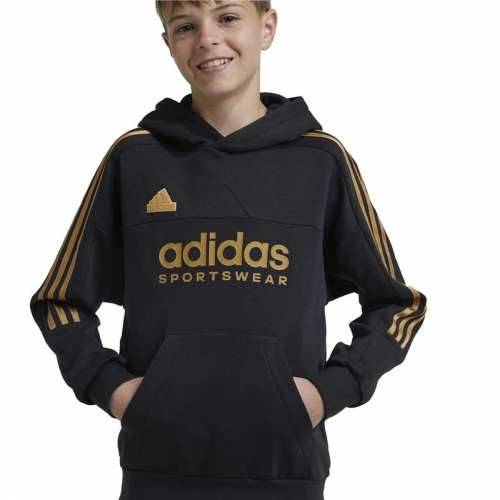 Dječja Majica s Kapuljačom Adidas Tiro Nations Pack Crna Cijena