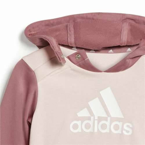 Dječja Trenirka Adidas Essentials Colorblock Siva Roza Cijena
