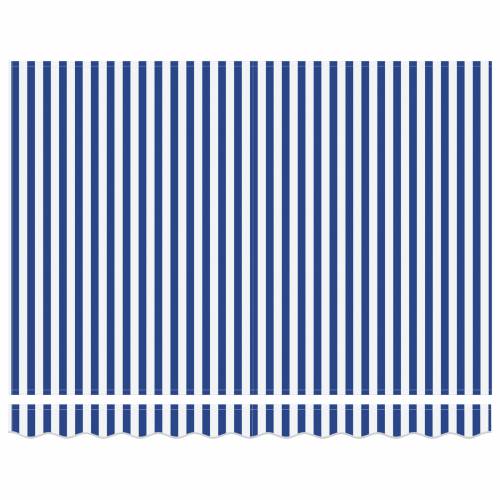 Manualna Retraktabilna Tenda Plava i Bijela 300x250 cm Cijena