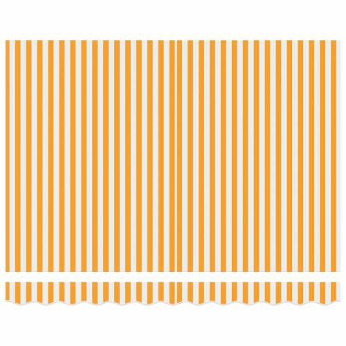 Ručno uvlačiva tenda žuta i bijela 300x250 cm Cijena