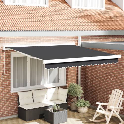 Ručno uvlačiva tenda antracit 300x250 cm Cijena