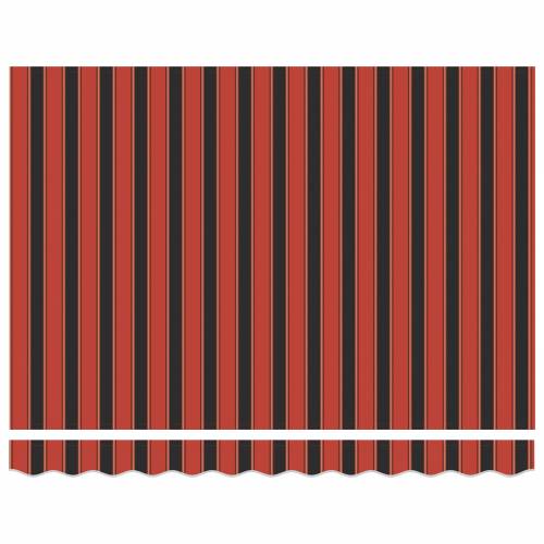 Ručna uvlakača tenda Narandžasta i smeđa 300x250 cm Cijena