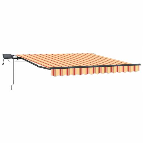 Ručno uvlačiva tenda s LED žutom i narančastom 300x250 cm Cijena