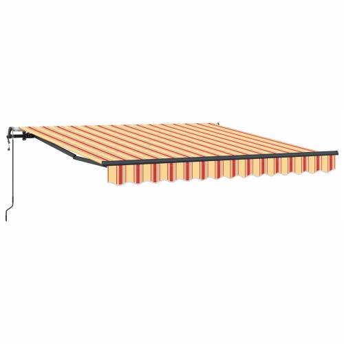 Automatska retraktabilna tenda žuta i narandžasta 300x250 cm Cijena