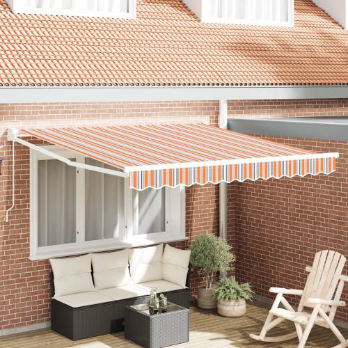 ručno uvlačiva tenda Multicolor pruga 300x250 cm Cijena