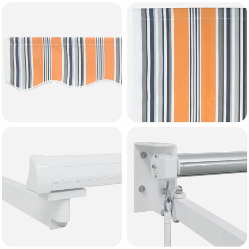 ručno uvlačiva tenda Multicolor pruga 300x250 cm Cijena