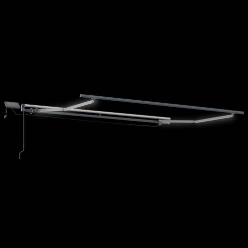 Ručno povlačiva tenda s LED višebojnim prugama 300x250 cm Cijena