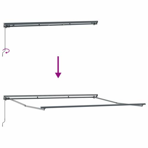 Ručna uvlačiva tenda Krem 350x250 cm Cijena