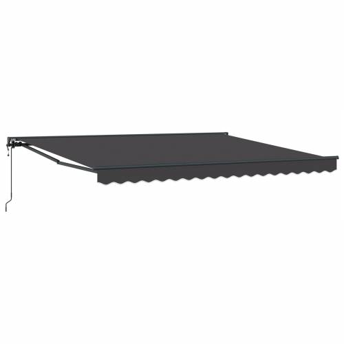 automatska uvlačiva tenda u narančastoj i bijeloj boji, 350x250 cm Cijena