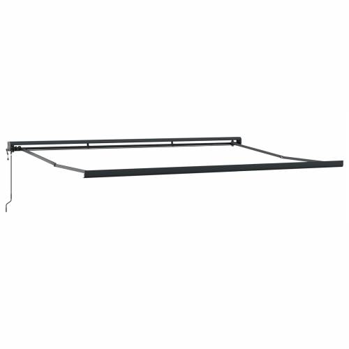 Ručno uvlačivo sjenilo s LED-om narančaste i smeđe boje 350x250 cm Cijena