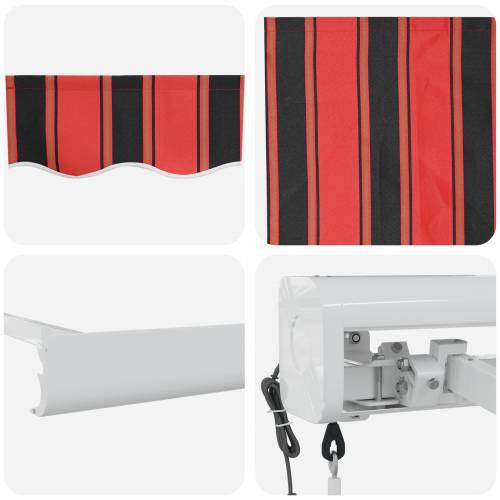 Automatska Retraktabilna Tenda Narančasta i Smeđa 350x250 cm Cijena