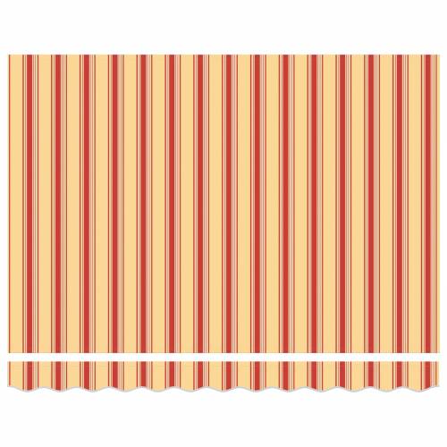 Manualna uvlačiva tenda Narančasta i Crvena 350x250 cm Cijena