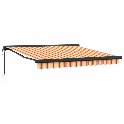Automatska Uvlačiva Tenda Žuta i Narančasta 350x250 cm Cijena