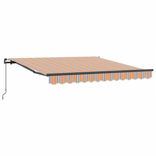 Ručno uvlačiva tenda s prugama 350x250 cm Cijena