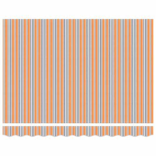 Automatska uvlačiva tenda s multikolor prugama 350x250 cm Cijena