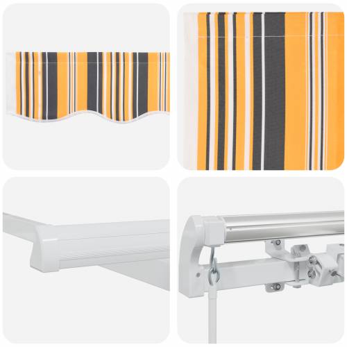 Manualna uvlačiva tenda Multicolour Stripe 350x250 cm Cijena