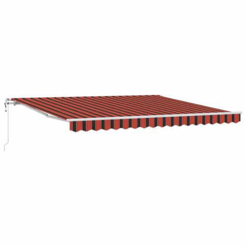 Automatska Uvlačiva Tenda Narančasta i Smeđa 400x300 cm Cijena