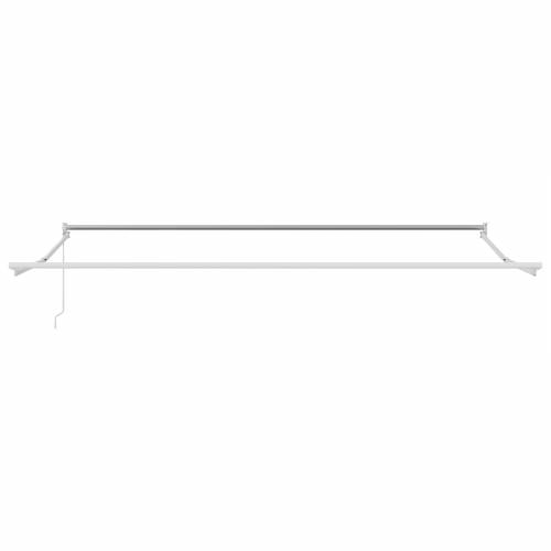 Ručna uvlačiva tenda Crvena i bijela pruga 400x300 cm Cijena