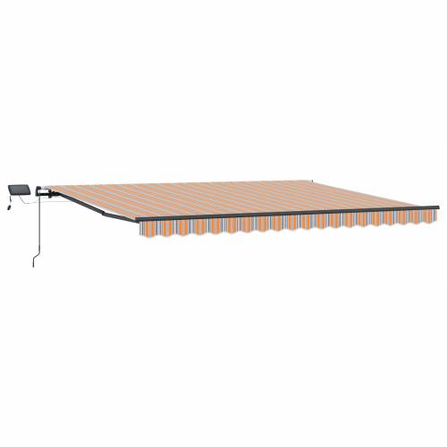 Ručno Uvlačiva tenda s LED Višebojnim prugama 400x300 cm Cijena