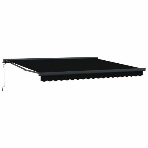 Automatska uvlačiva tenda crna 400x300 cm Cijena