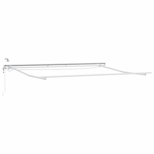 Automatska uvlačiva tenda s LED lampicama narančaste i smeđe boje 400x350 cm Cijena