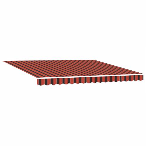 Automatska uvlaka tende s LED narančasta i smeđa 400x350 cm Cijena