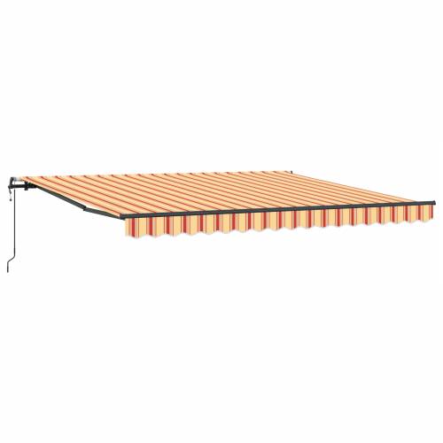automatska uvlačna tenda žuta i narančasta 400x350 cm Cijena