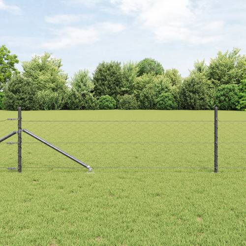 Heksagonalna ograda Siva 0.8x50 m Čelik Cijena