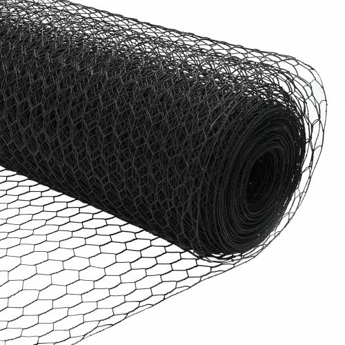 Šesterokutna Ograda Siva 0.8x100 m Čelik Cijena